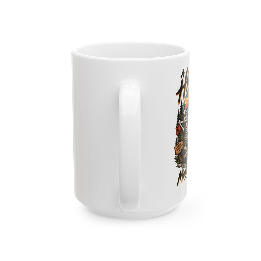 A Hike a Day Keeps the Therapist Away Ceramic Mug | Funny Hiking Coffee Mug | Mood Therapy Co