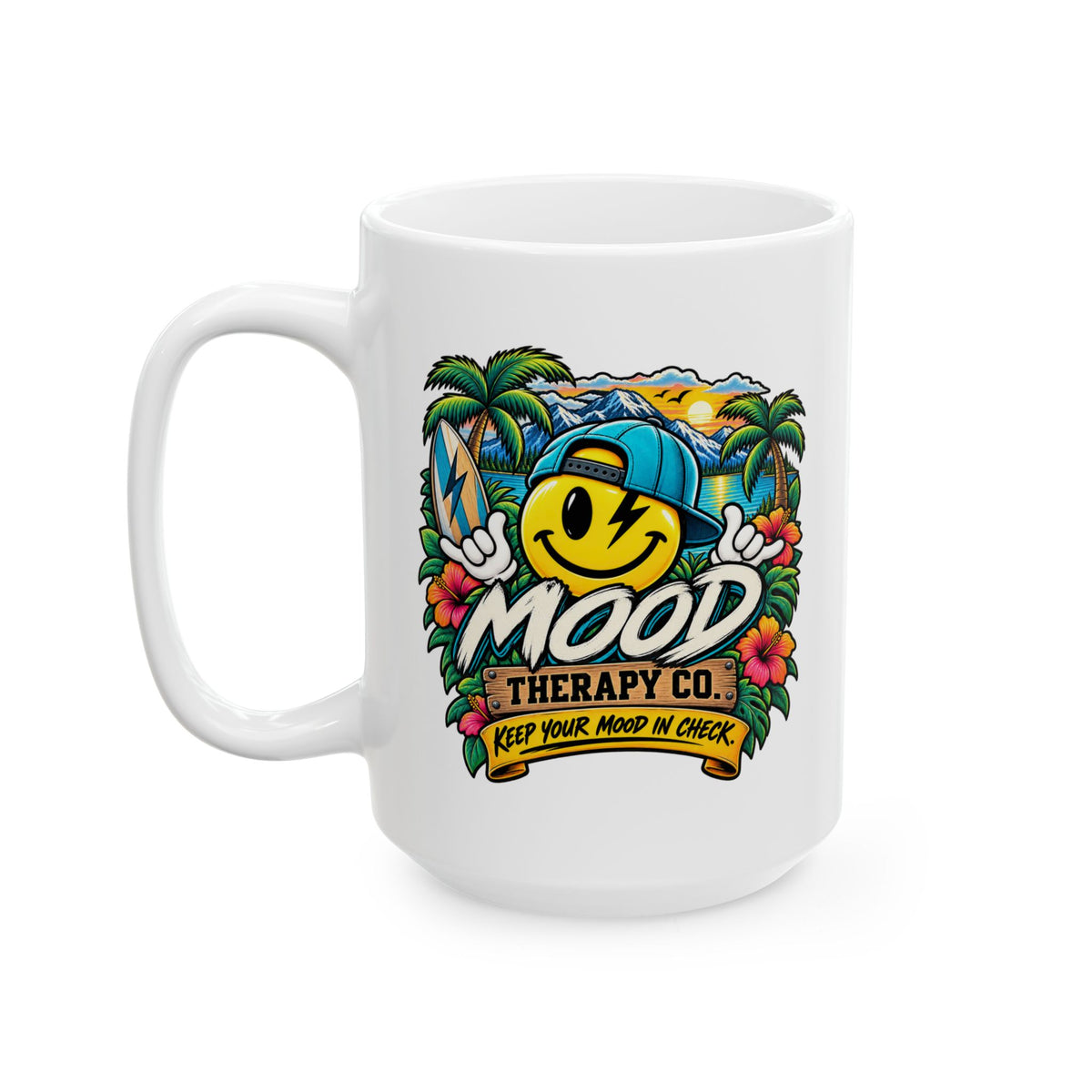 Keep Your Mood in Check 15oz Mug | Mood Therapy Co.