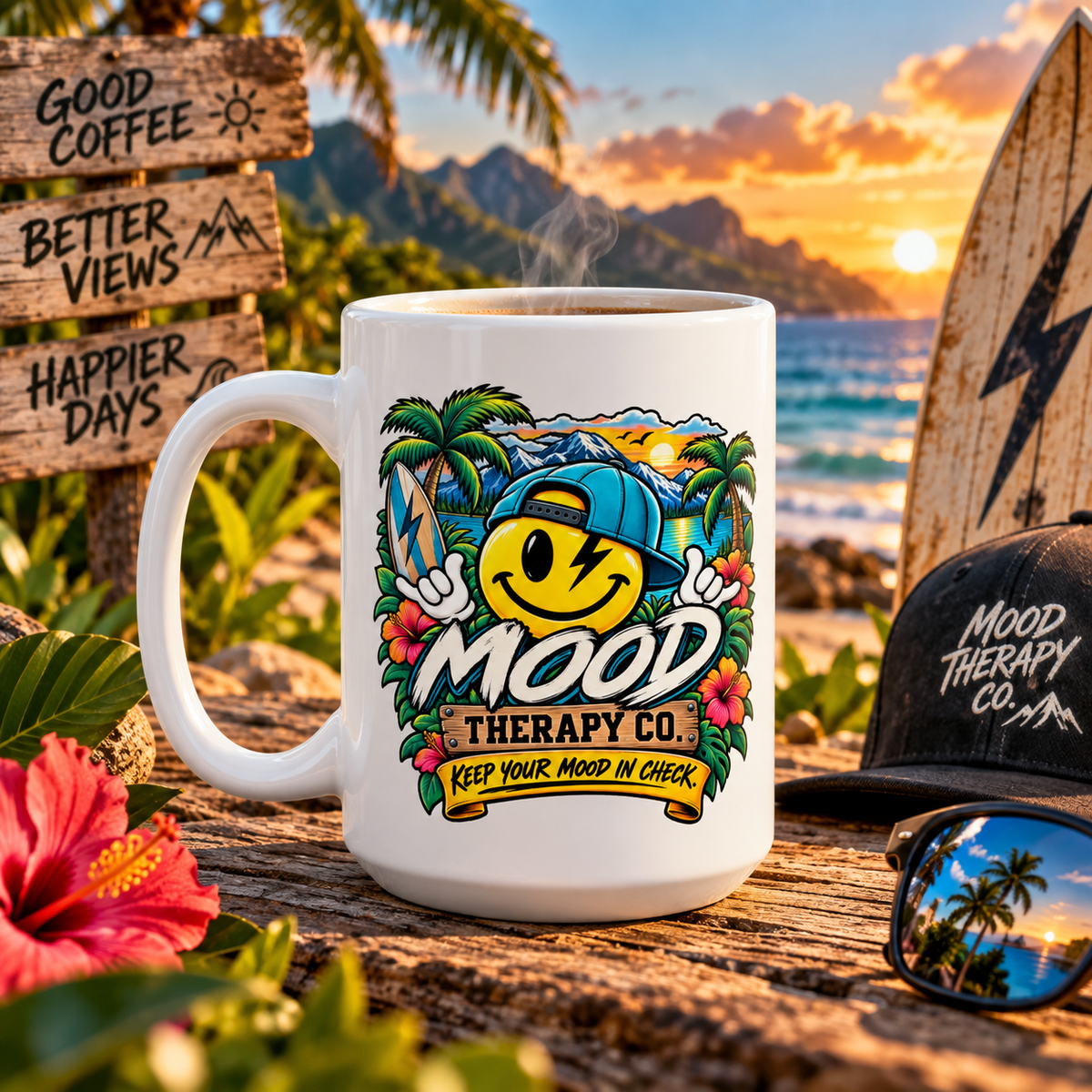 Keep Your Mood in Check 15oz Mug | Mood Therapy Co.